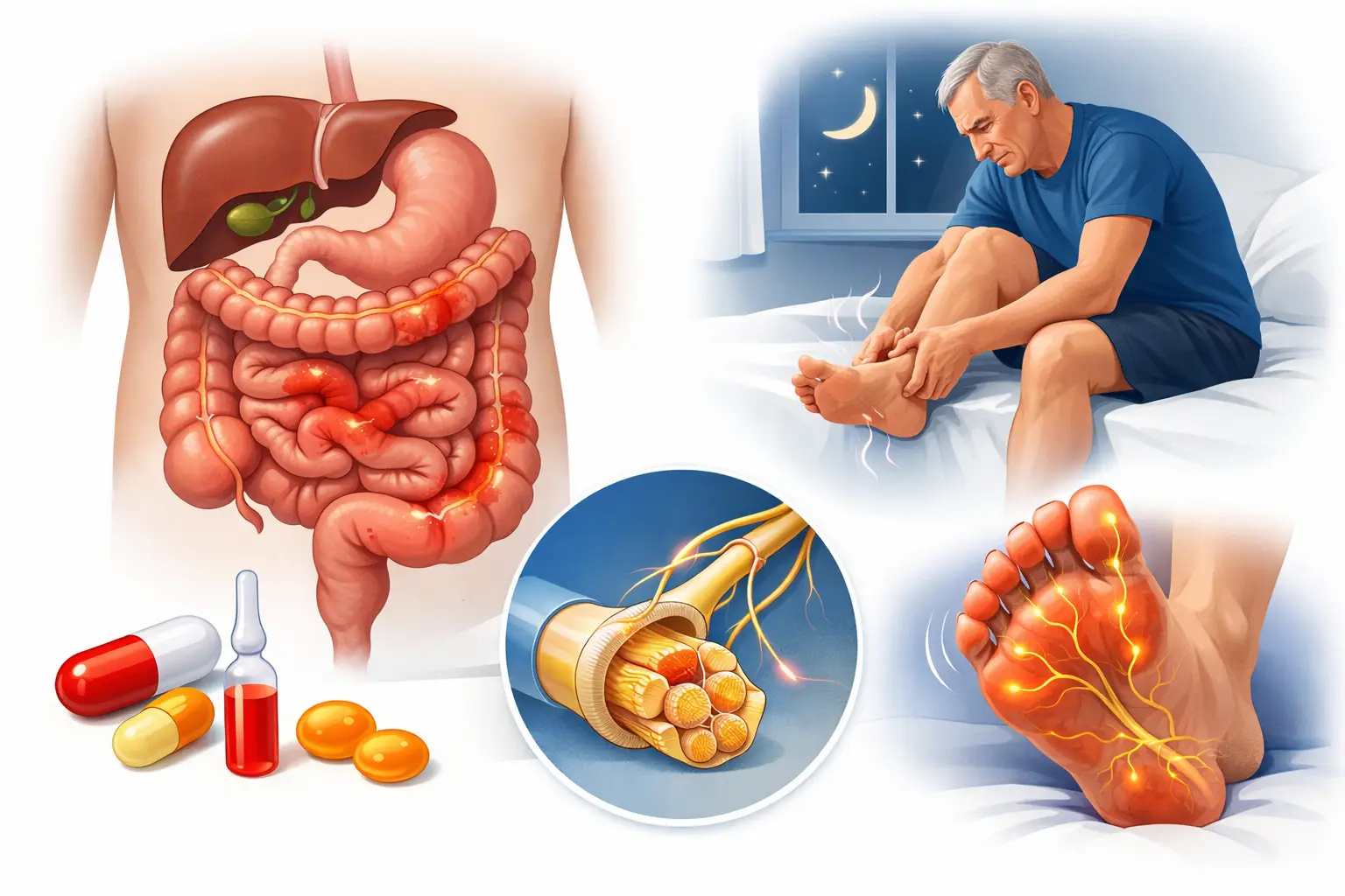 Crohn's Disease, B12 Malabsorption, Neuropathy
