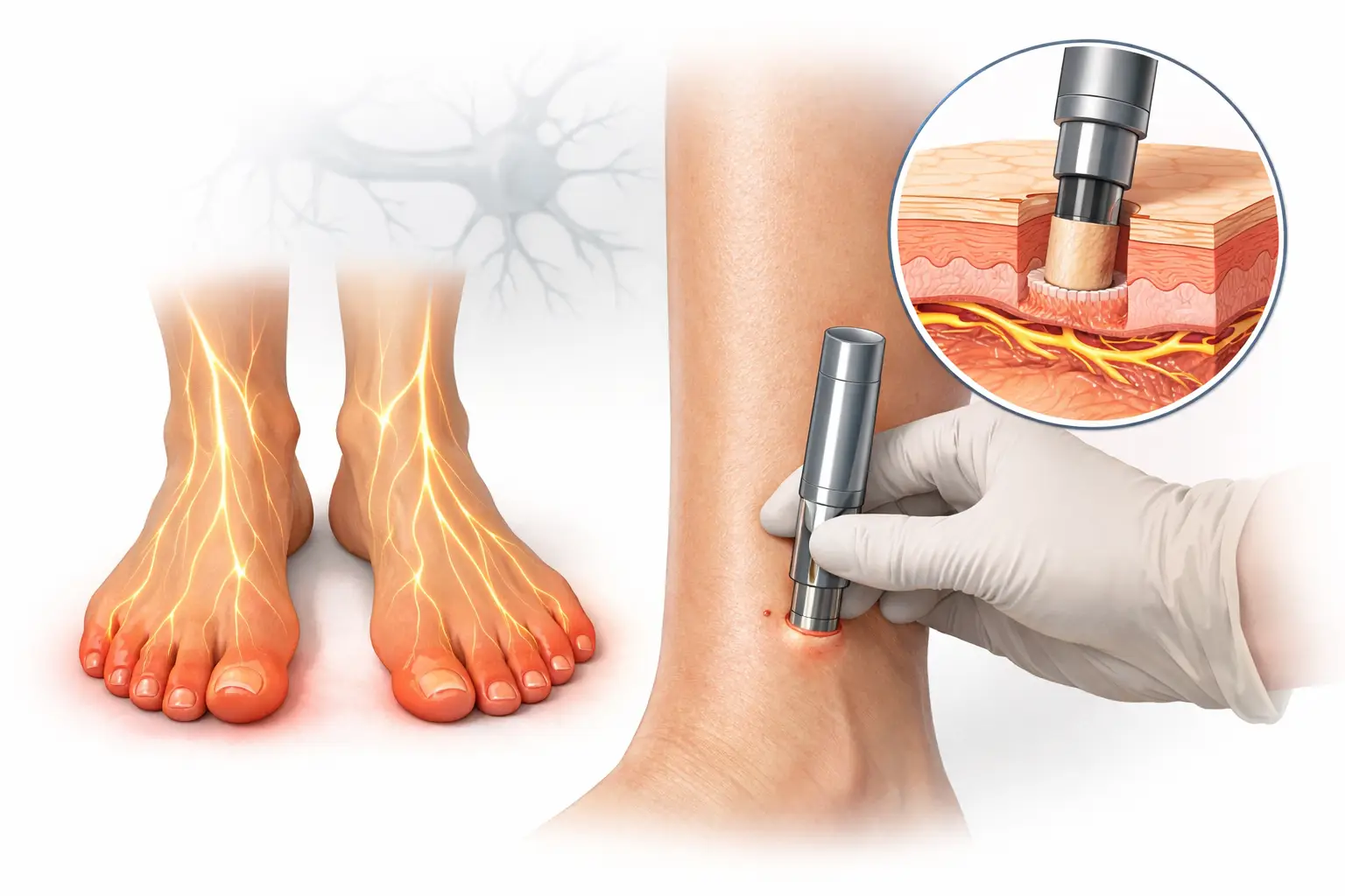 Skin Punch Biopsy for Small Fiber Neuropathy