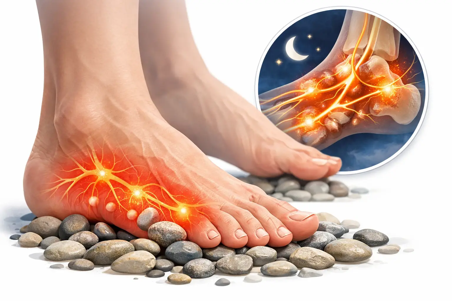 Why Do My Feet Feel Like I'm Walking on Pebbles?
